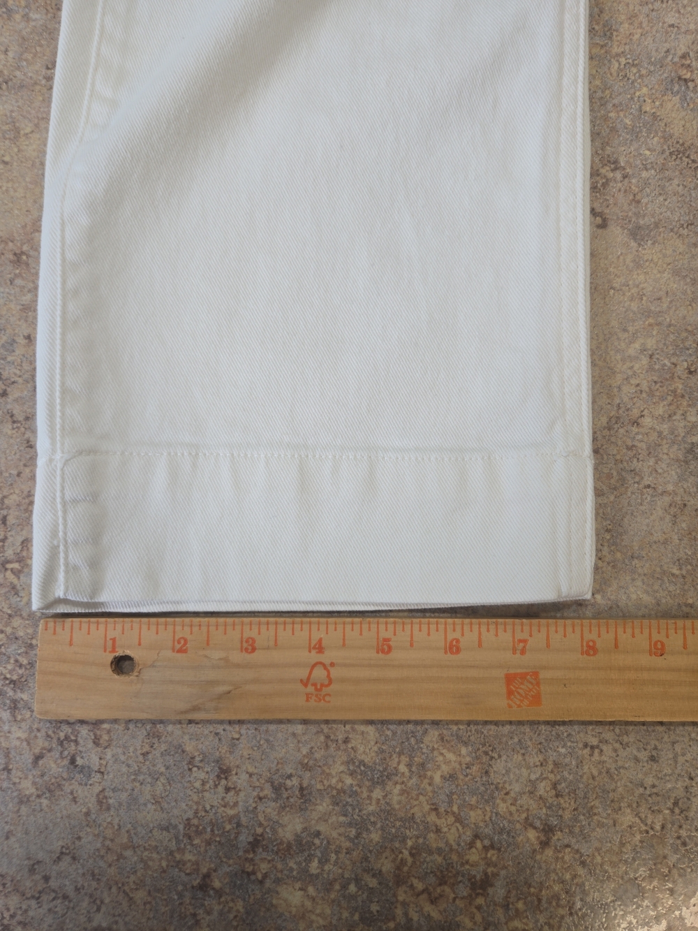 Quince Organic Stretch Cotton Twill Wide Leg Crop Pants Women’s Sz 25 White NWOT - Picture 10 of 10